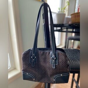 Relic Designer Brown and Black Handbag